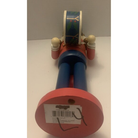 Nutcracker Suite Wooden Christmas Drummer Handcrafted 15" Hand Painted Wood - Picture 5 of 8